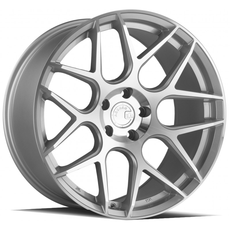 Aodhan AFF2 Gloss Silver Machined Face 20x10.5 5x120 +35