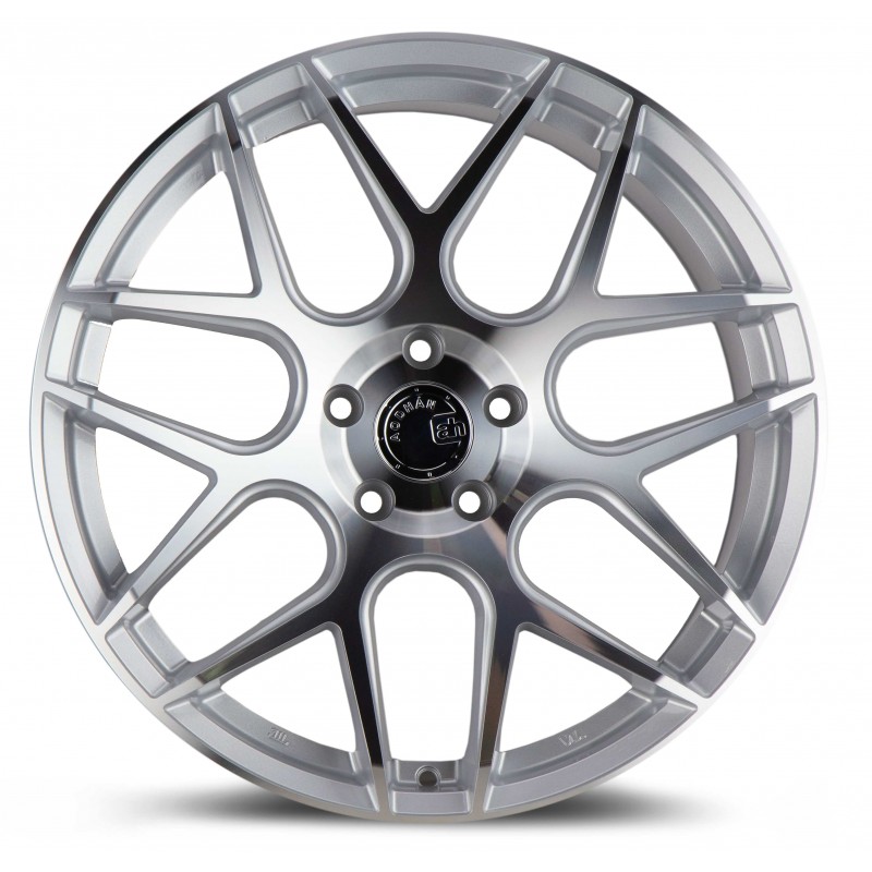 Aodhan AFF2 Gloss Silver Machined Face 20x9 5x120 +30