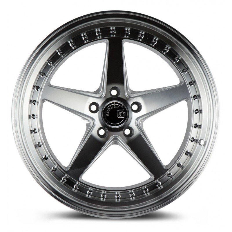 Aodhan DS05 Silver w/Machined Face 18x10.5 5x114.3 +15