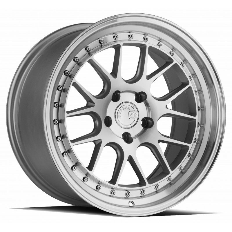 Aodhan DS06 Silver w/Machined Face 18x9.5 5x100 +35