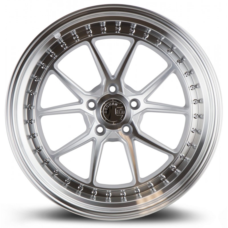 Aodhan DS08 Silver w/Machined Face 19x8.5 5x114.3 +35