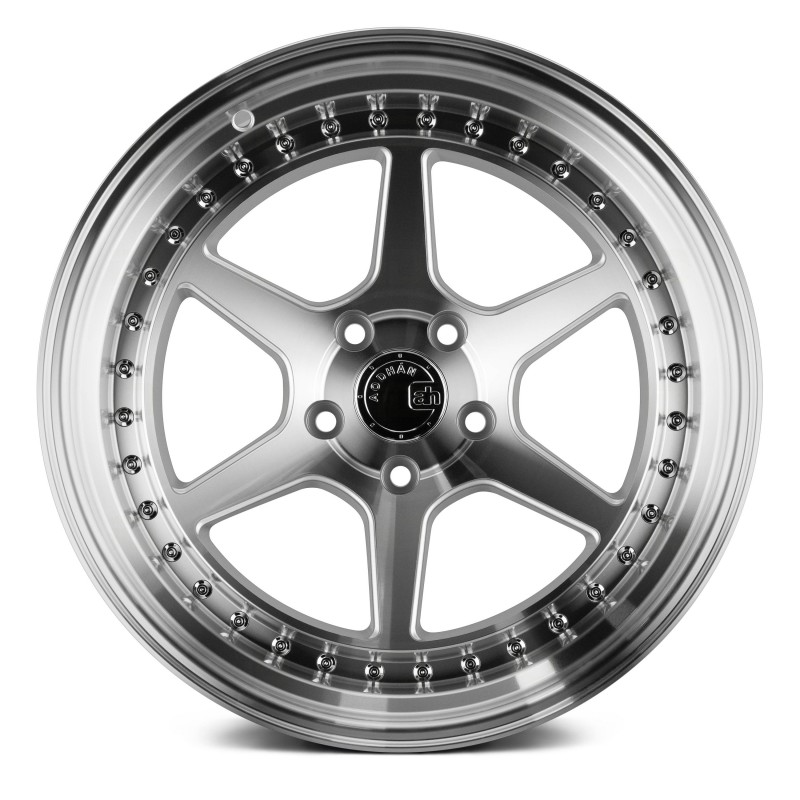 Aodhan DS09 Silver w/Machined Face 18x9.5 5x100 +35