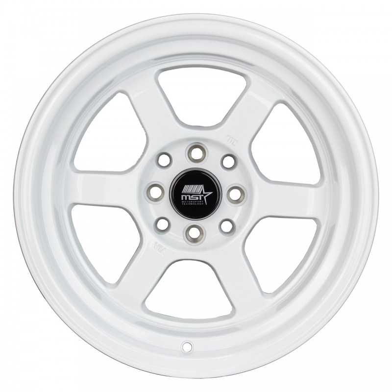 MST Time Attack Glossy White 16x8 5x114.3 +20