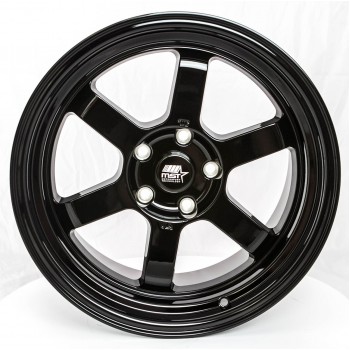 MST Time Attack Glossy Black 17x9 5x114.3 +20