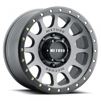 Method MR305 NV Titanium w/ Matte Black Lip 17x8.5 8x6.5 +0