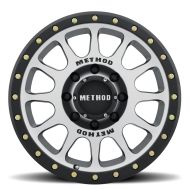 Method MR305 NV Machined w/Black Steet Loc 18x9 8x170 +18