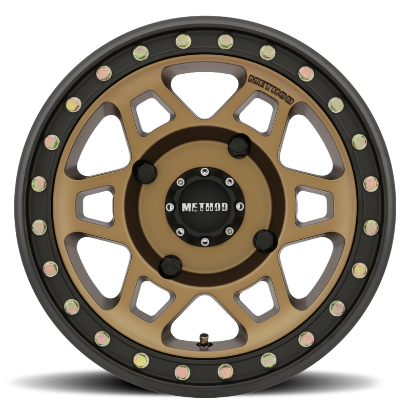 Method MR405 UTV Beadlock Bronze w/Matte Black Ring 15x7 4x156 +13
