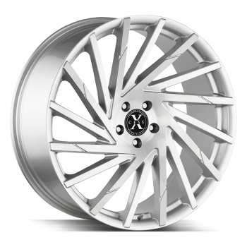 Xcess X02 Brushed Face Silver 24x9.5 6x139.7 +24